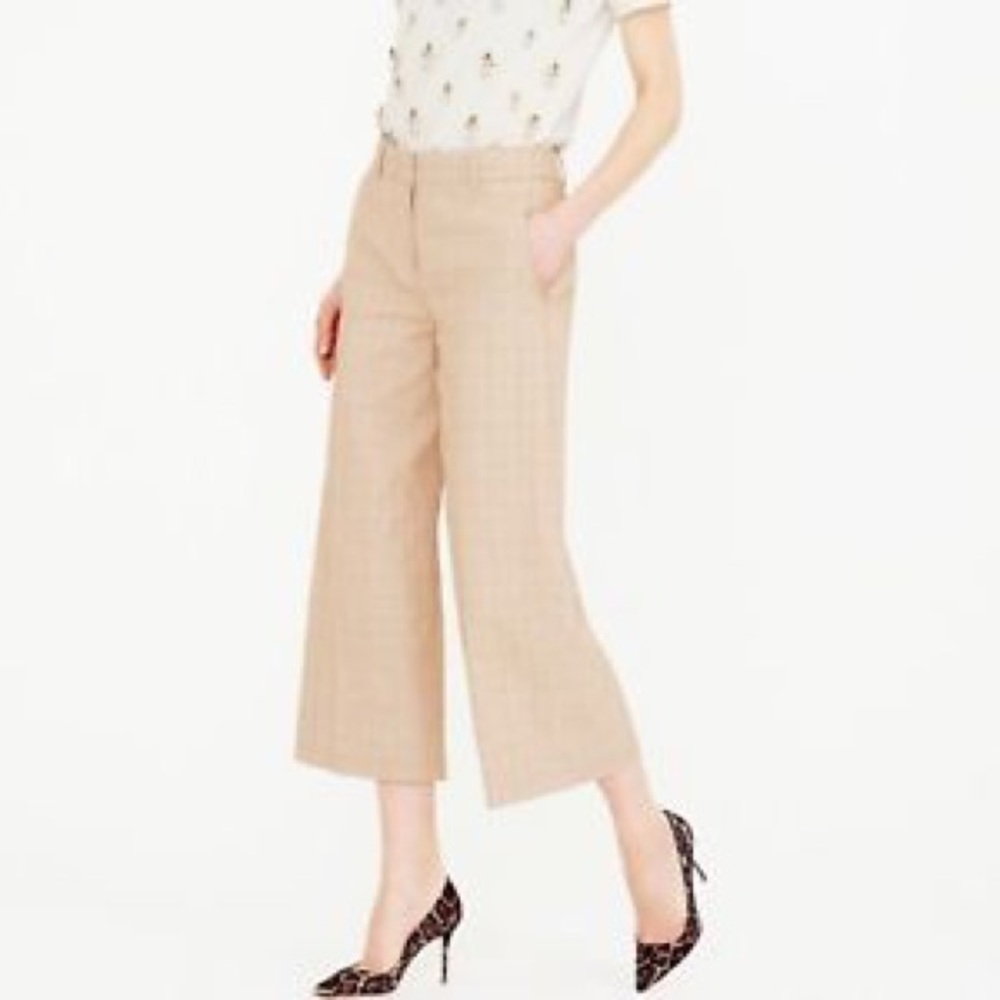 JCrew linen culottes